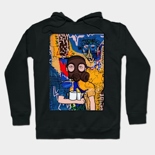 MaleMask NFT with BasicEye Color and FreakSkin Color - Street Art Background Hoodie